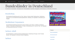 Desktop Screenshot of bundeslaender-in-deutschland.info