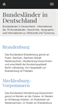 Mobile Screenshot of bundeslaender-in-deutschland.info