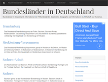 Tablet Screenshot of bundeslaender-in-deutschland.info